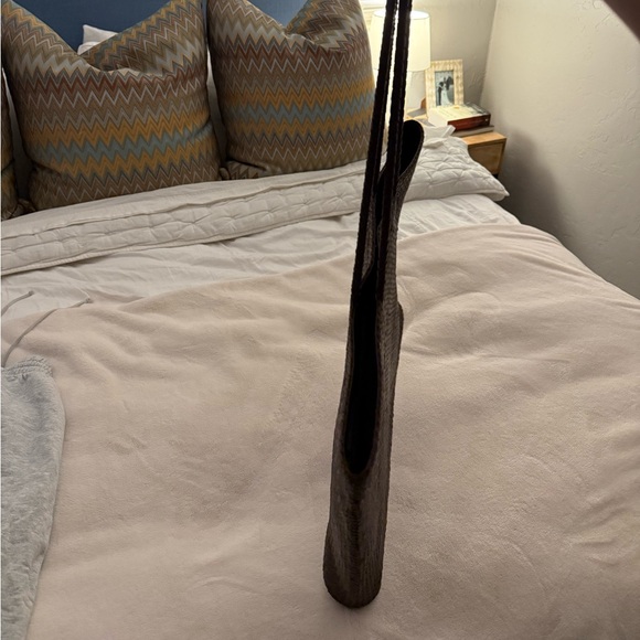 Quince Italian Leather Handwoven Tote - Picture 7 of 7